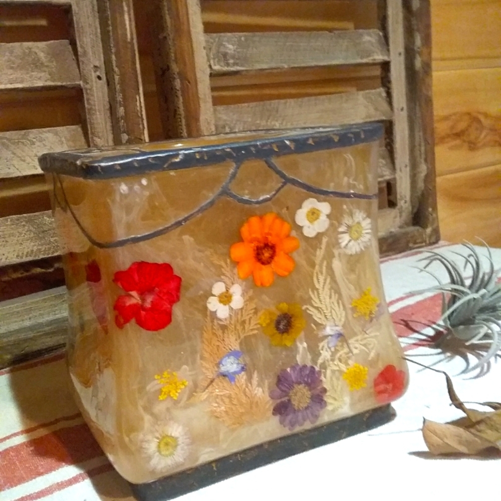 Wildflower Honey Tissue Box Cover Bath